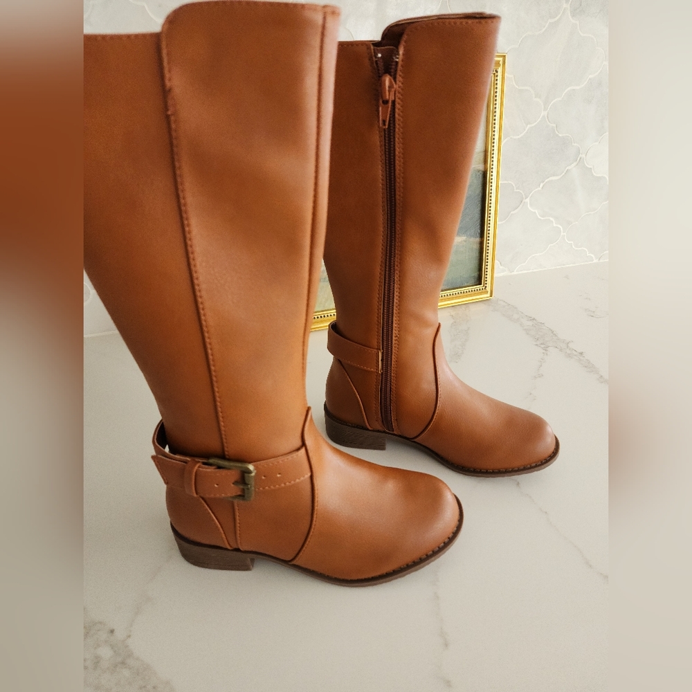 Kids Tan Boots
